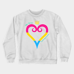 Pan Pride Heart Crewneck Sweatshirt